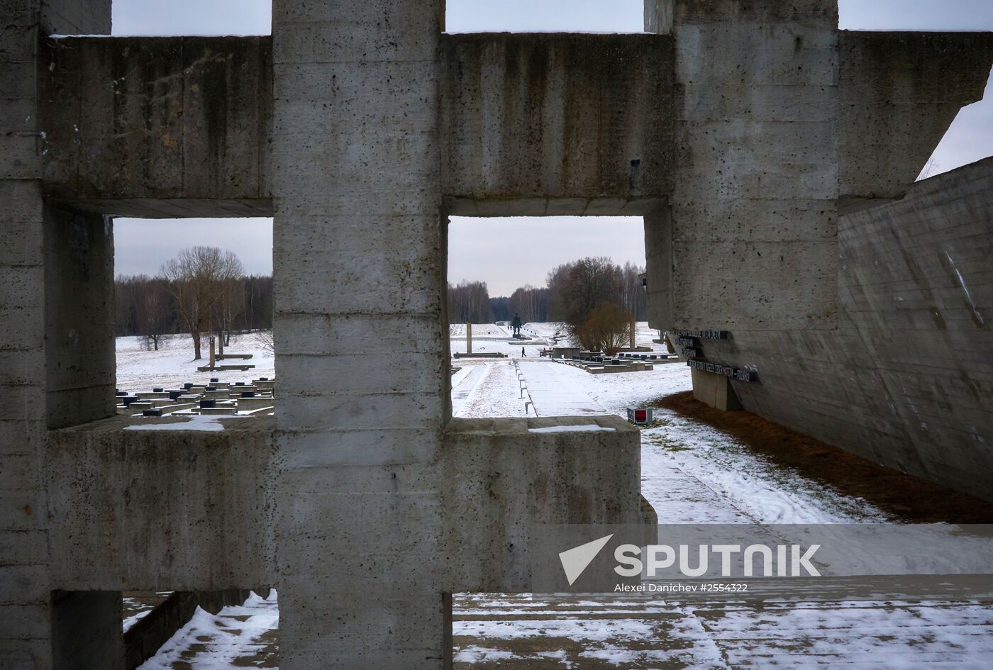 Khatyn memorial complex in Belarus