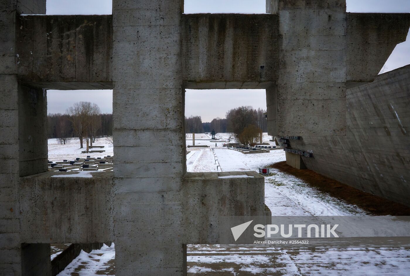 Khatyn memorial complex in Belarus