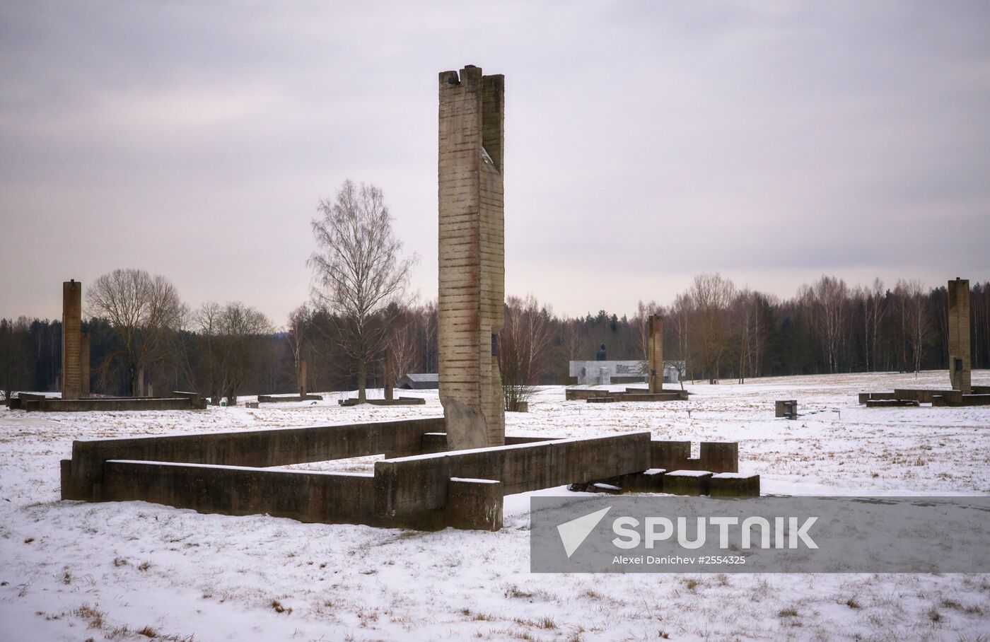 Khatyn memorial complex in Belarus