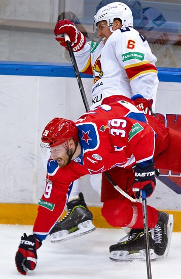 Kontinental Hockey League. CSKA vs. Helsingin Jokerit