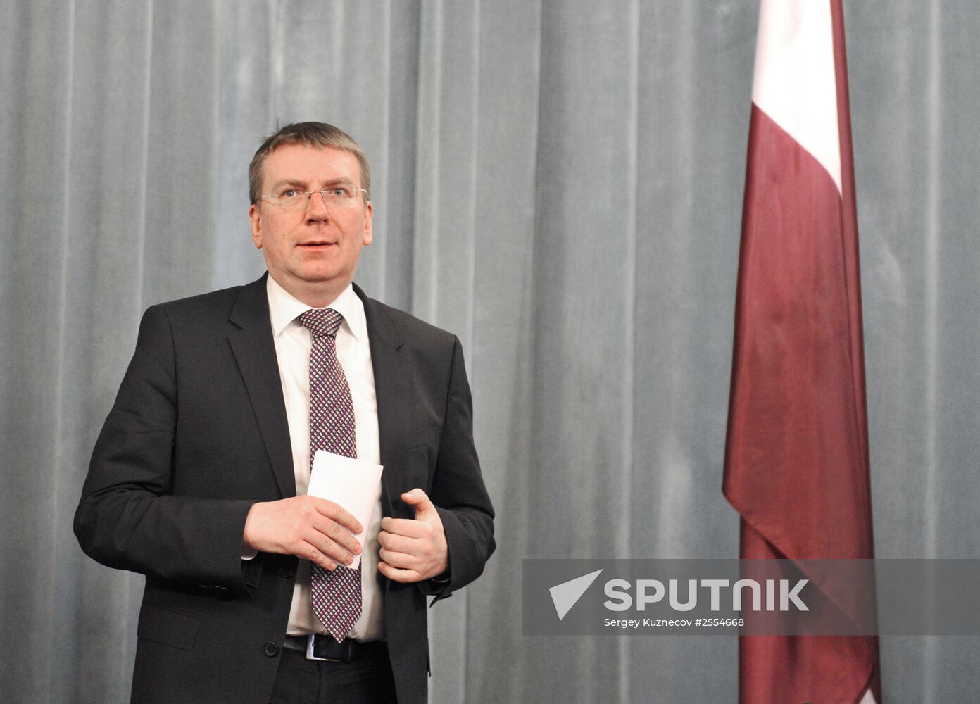 Russian Foreign Affairs Minister Sergei Lavrov's working meeting with his Latvian counterpart Edgars Rinkēvičs