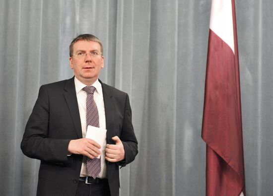 Russian Foreign Affairs Minister Sergei Lavrov's working meeting with his Latvian counterpart Edgars Rinkēvičs