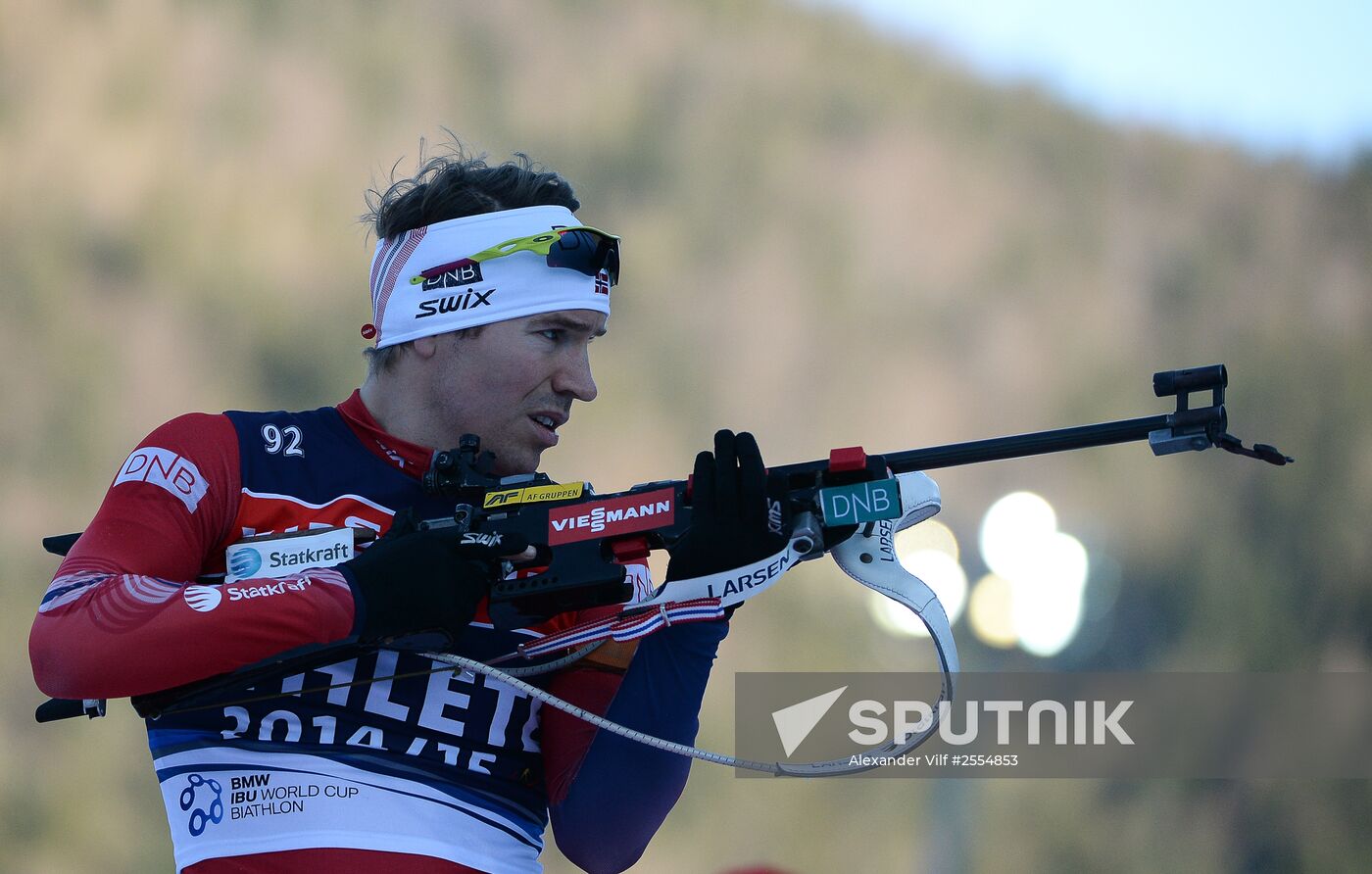 Biathlon World Cup. Fifth Stage. Training Sessions.