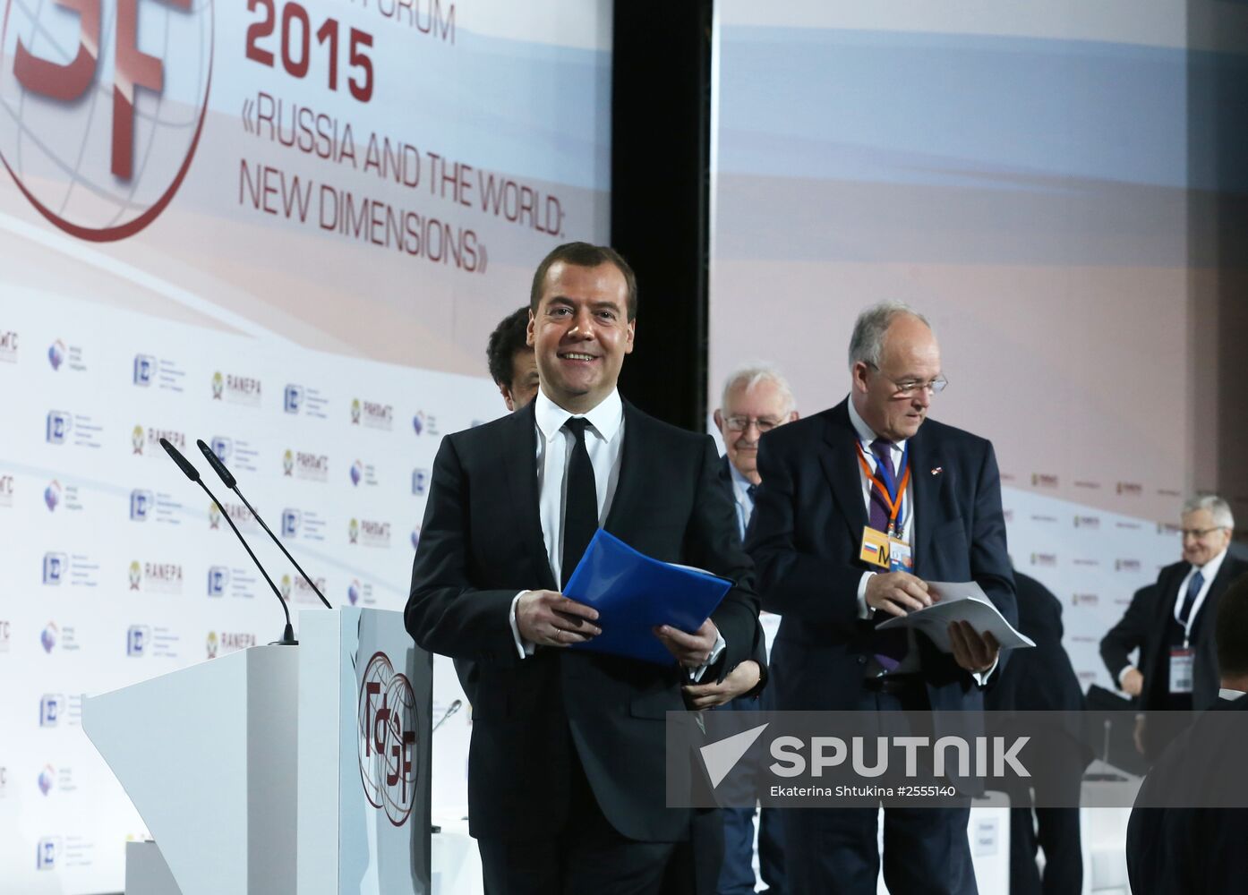 Prime Minister Dmitry Medvedev at Sixth Gaidar Forum