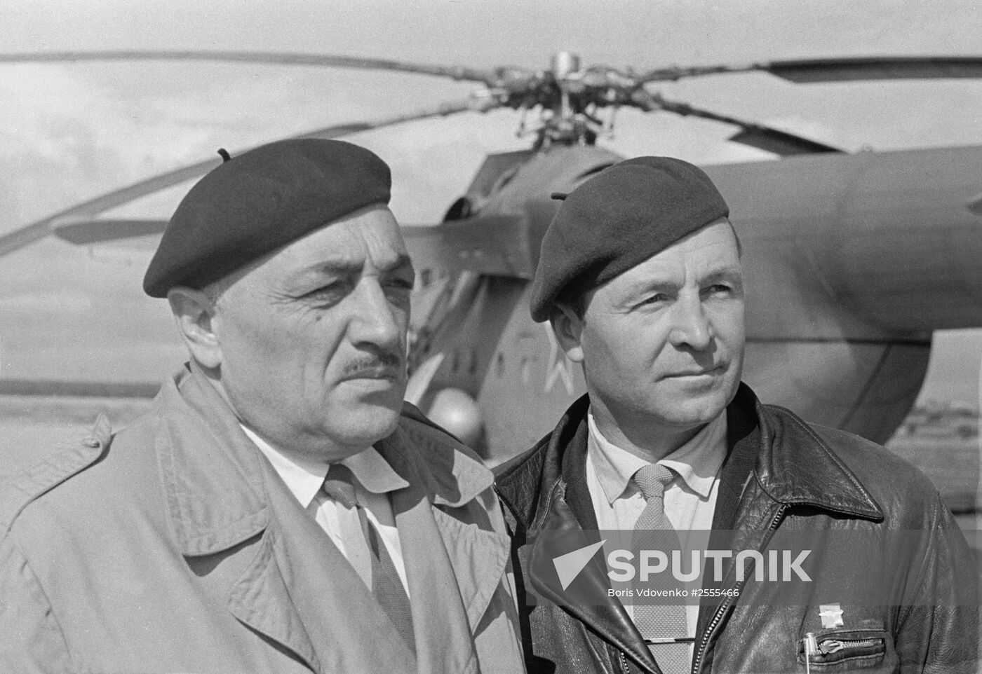 Crew of Mi-6 helicopter