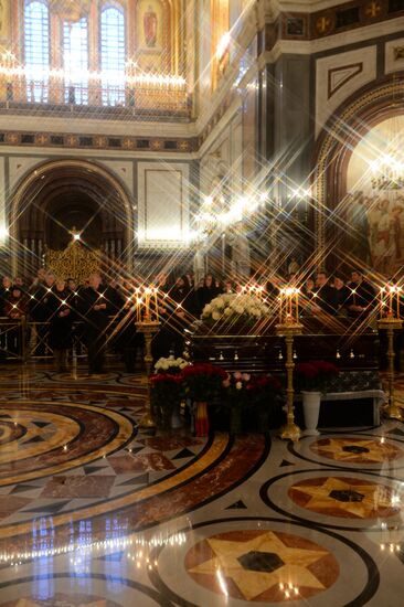 Memorial service for singer Yelena Obraztsova