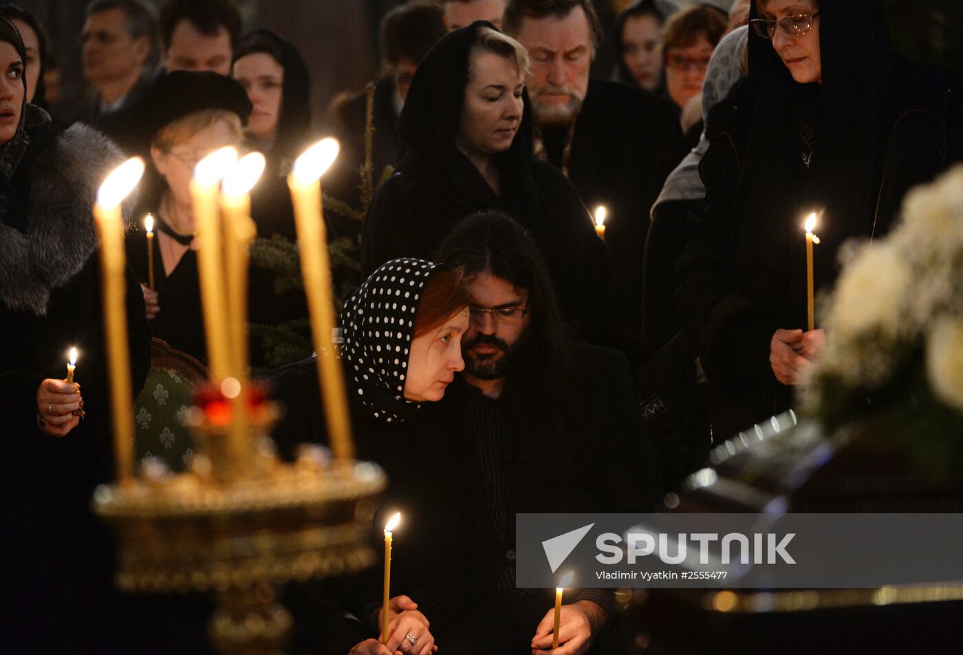 Memorial service for singer Yelena Obraztsova
