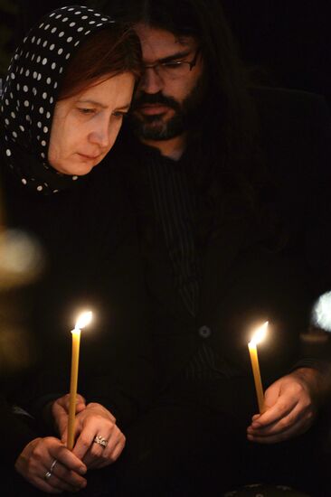 Memorial service for singer Yelena Obraztsova