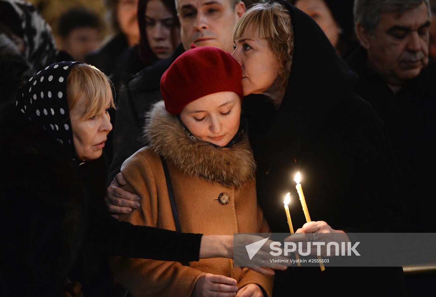 Memorial service for singer Yelena Obraztsova