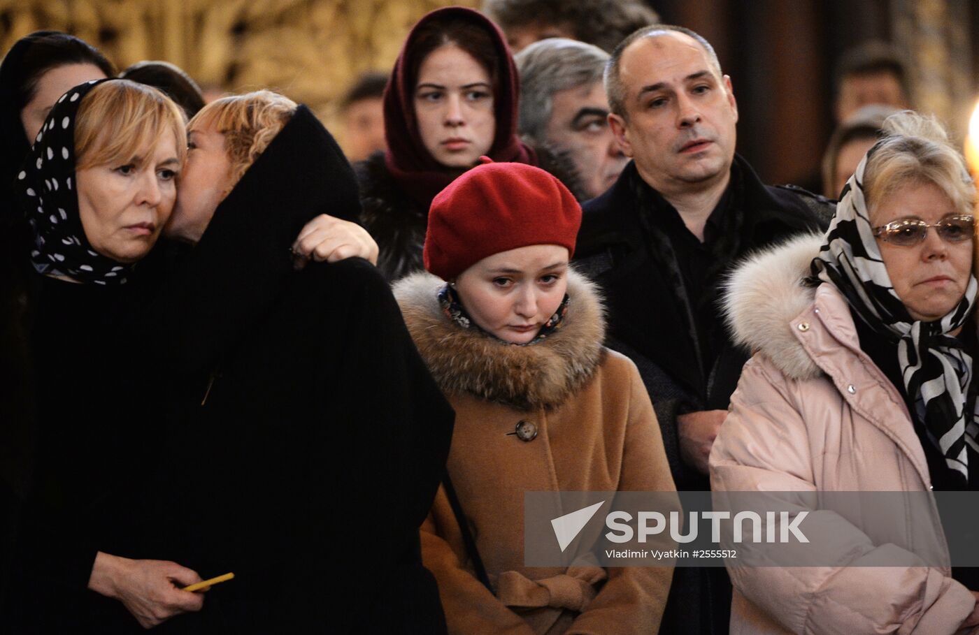 Memorial service for singer Yelena Obraztsova
