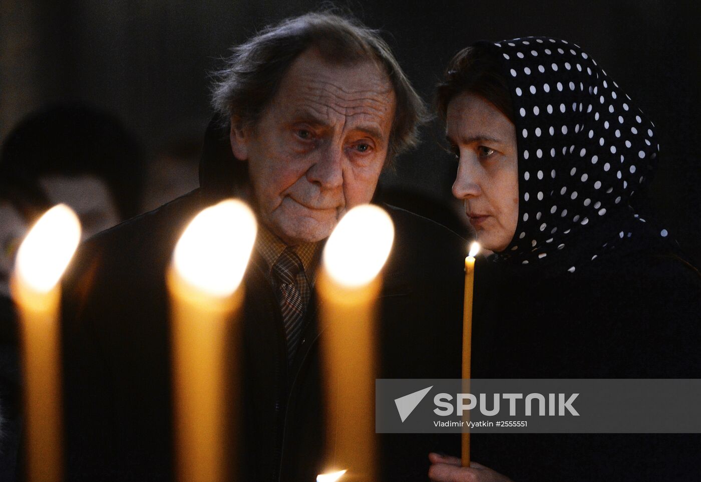 Memorial service for singer Yelena Obraztsova