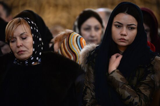 Memorial service for singer Yelena Obraztsova