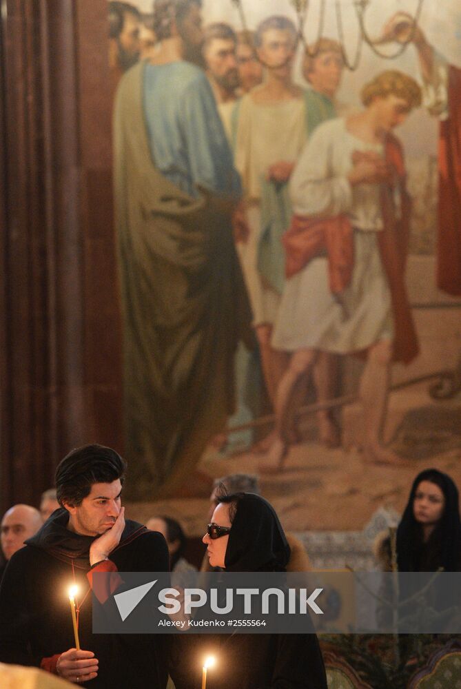 Memorial service for singer Yelena Obraztsova