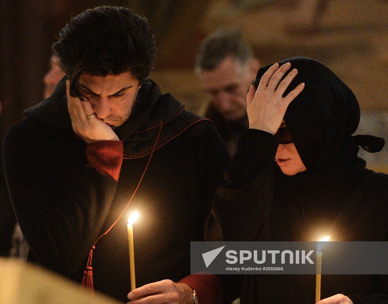 Memorial service for singer Yelena Obraztsova