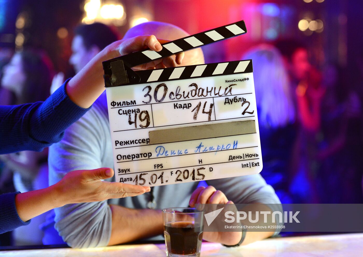 Shooting of film "30 Dates"