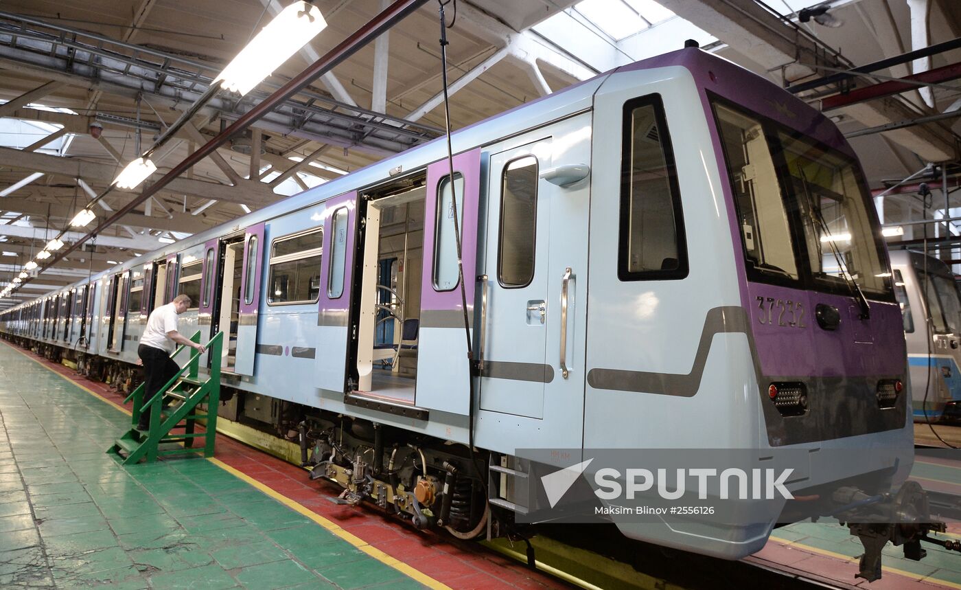 Moscow Metro presents new train