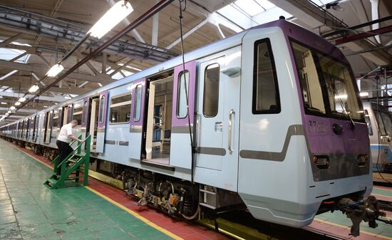 Moscow Metro presents new train