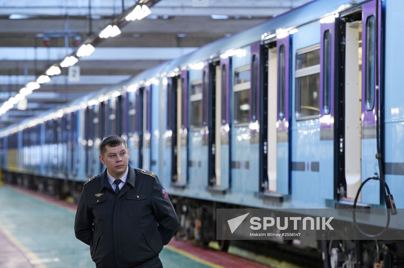 Moscow Metro presents new train