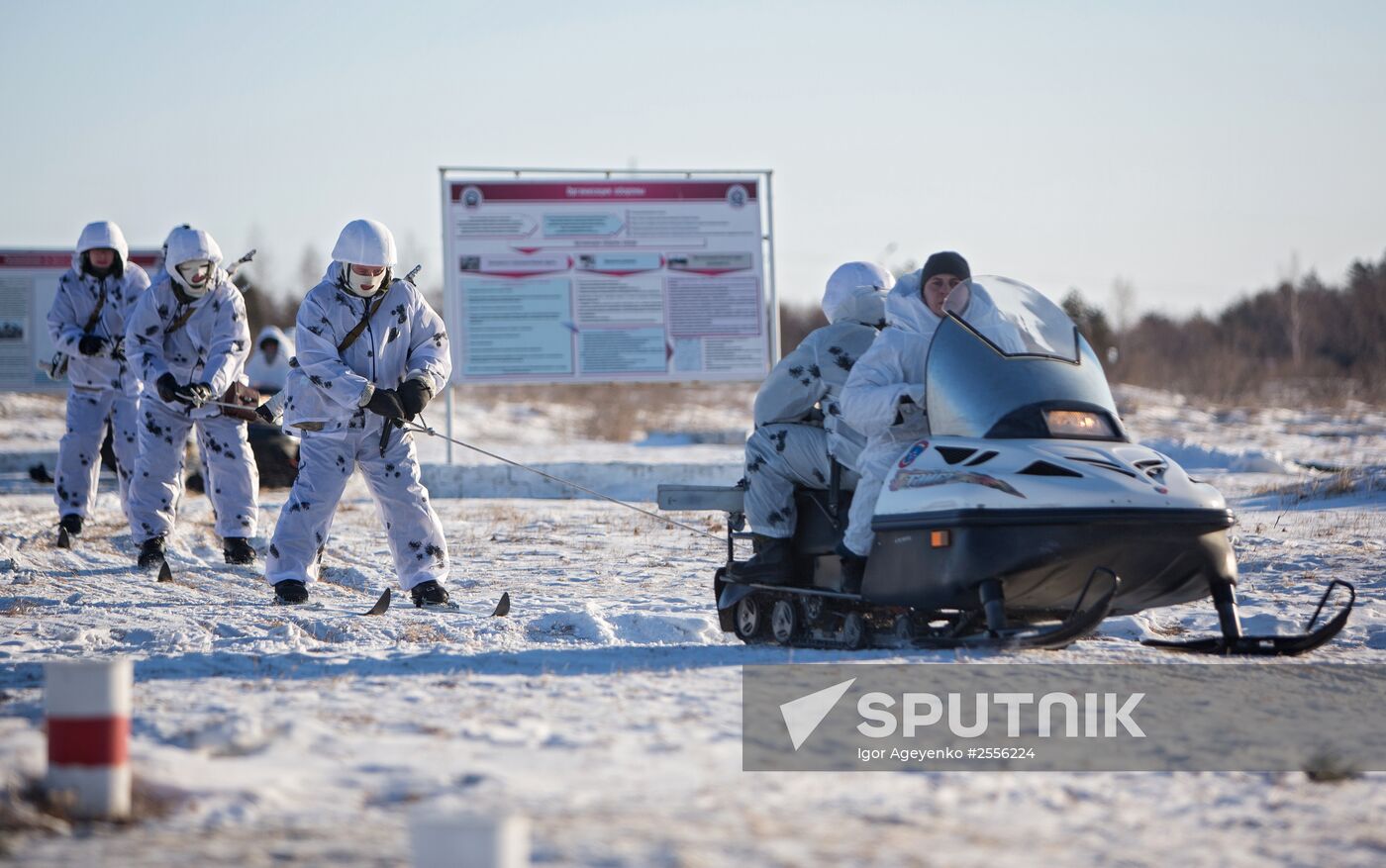 Training of cadets in the Arctic division DVVKU