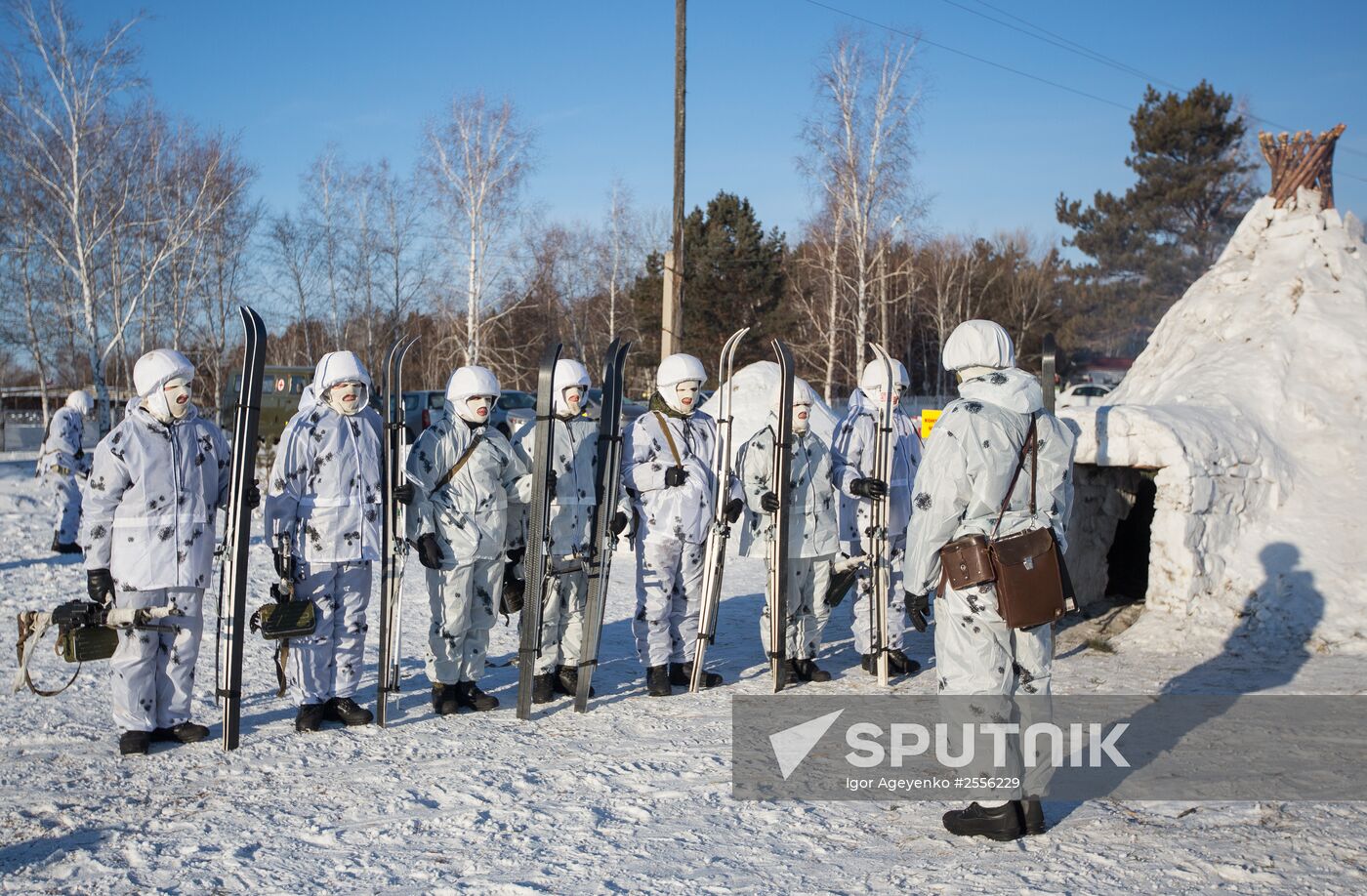Training of cadets in the Arctic division DVVKU