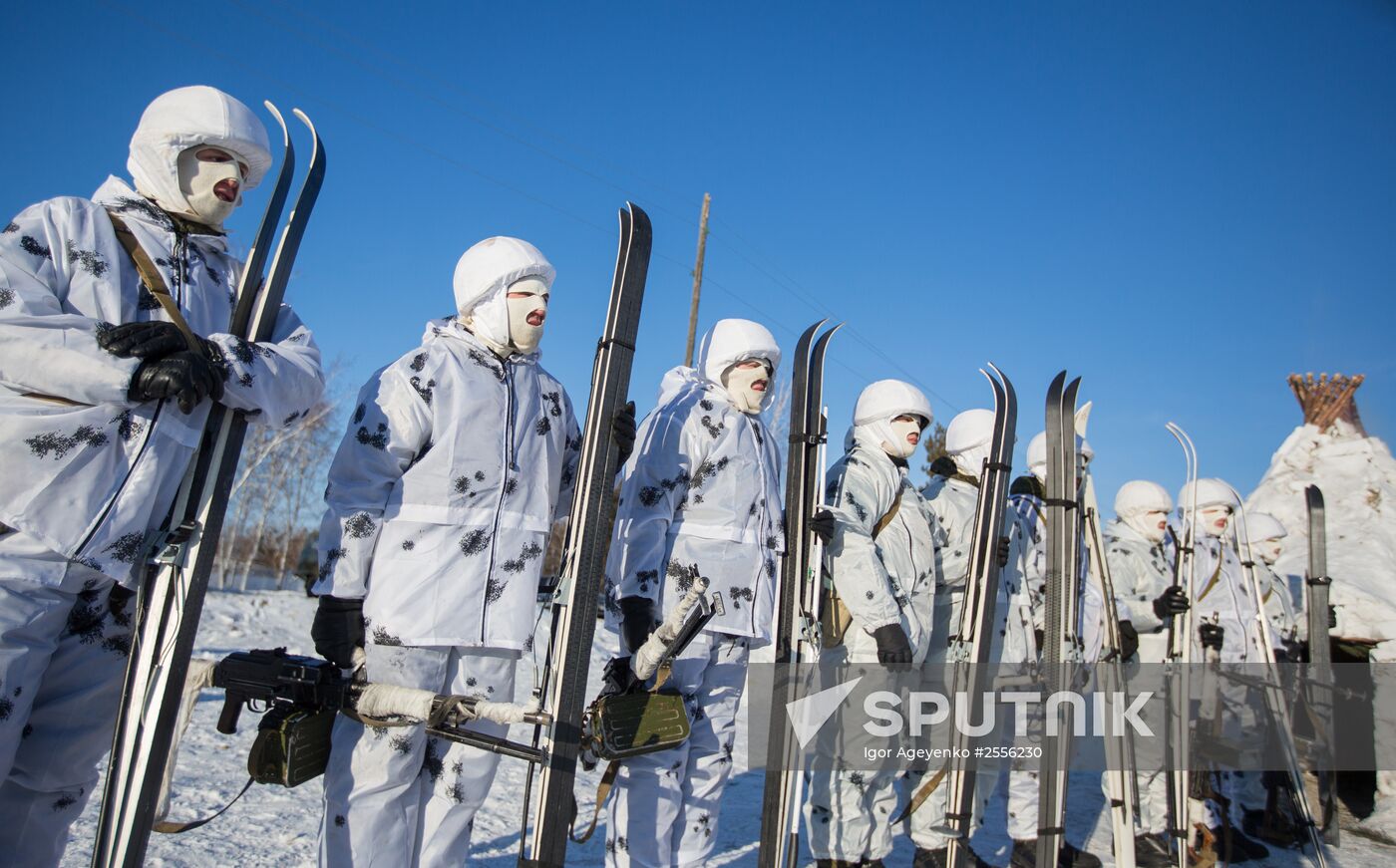 Training of cadets in the Arctic division DVVKU