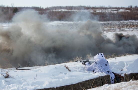 Training of cadets in the Arctic division DVVKU