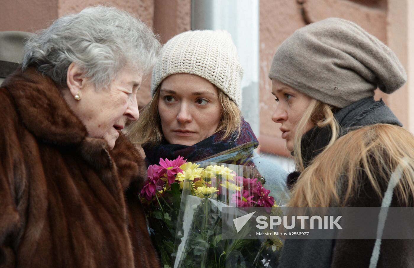 Ceremony unveiling a memorial plaque to Natalia Konchalovsky