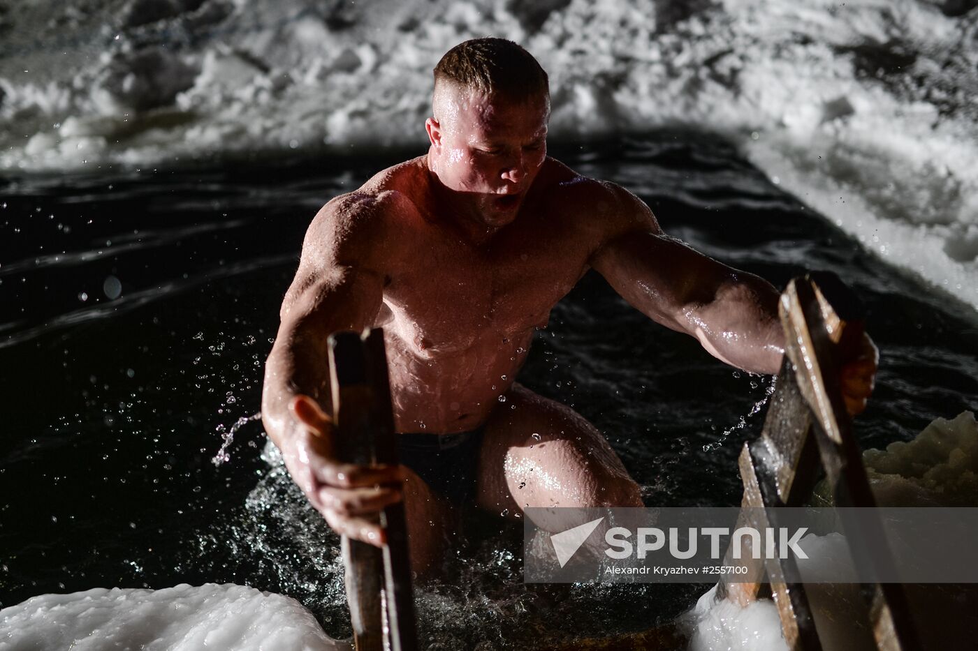 Epiphany celebrations in Russian regions
