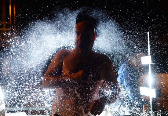 Epiphany celebrations in Russian regions