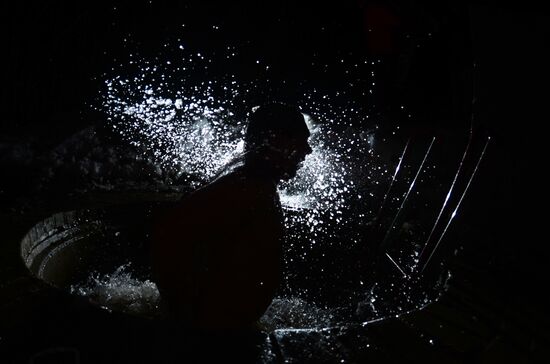 Epiphany celebrations in Russian regions