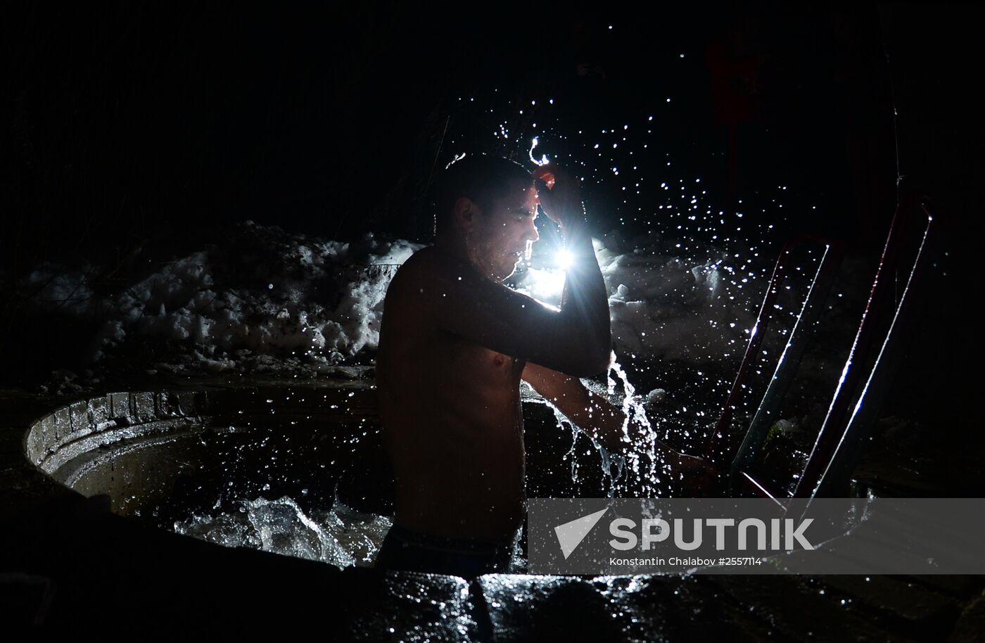Epiphany celebrations in Russian regions