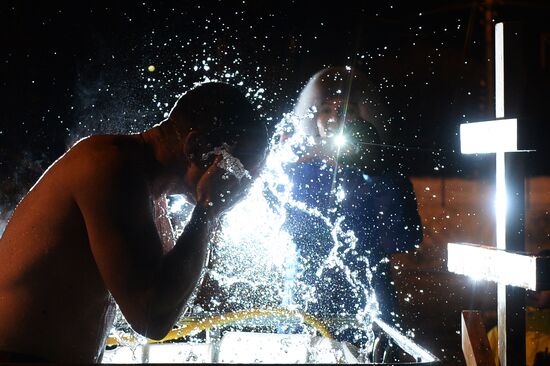 Epiphany celebrations in Russian regions