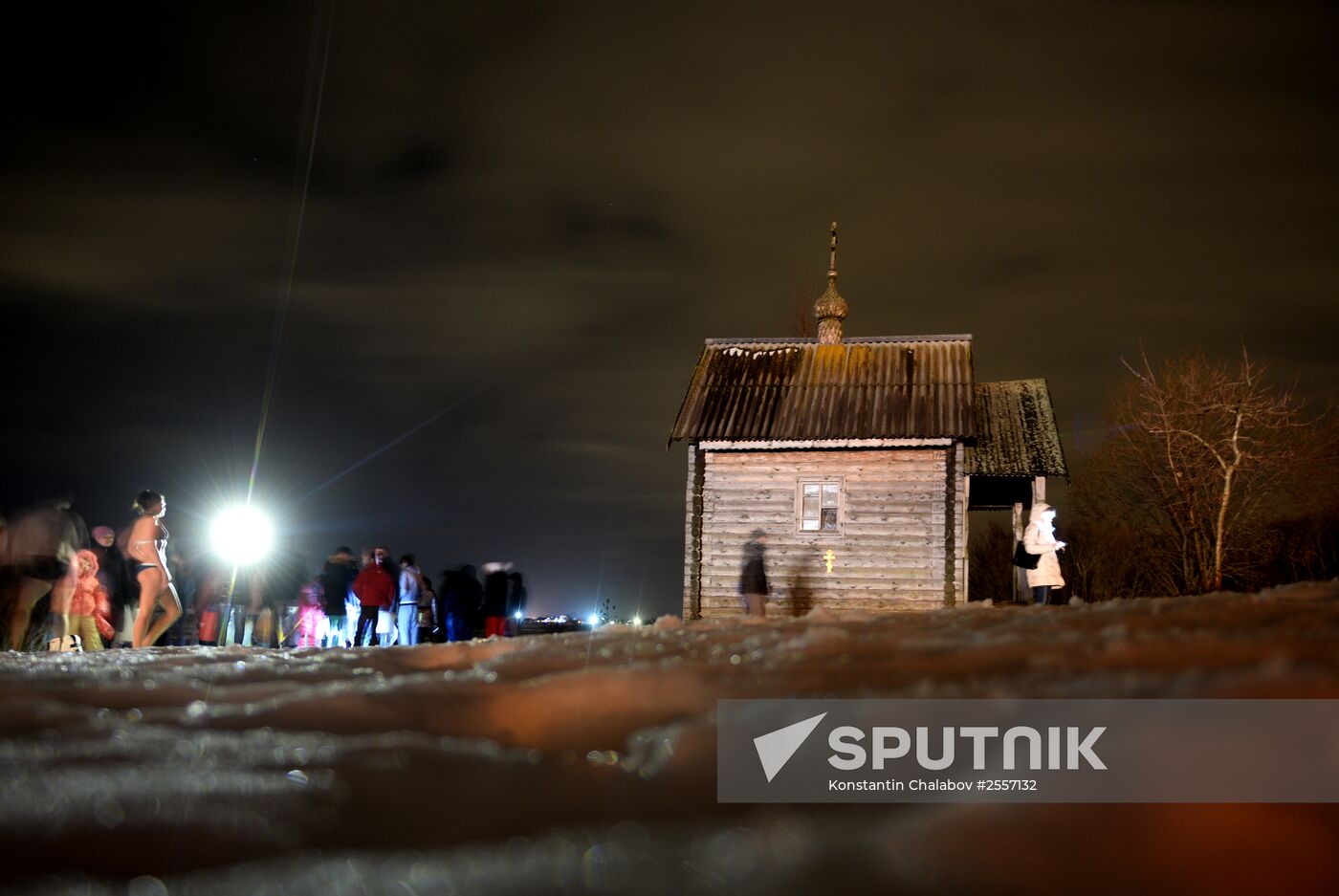 Epiphany celebrations in Russian regions