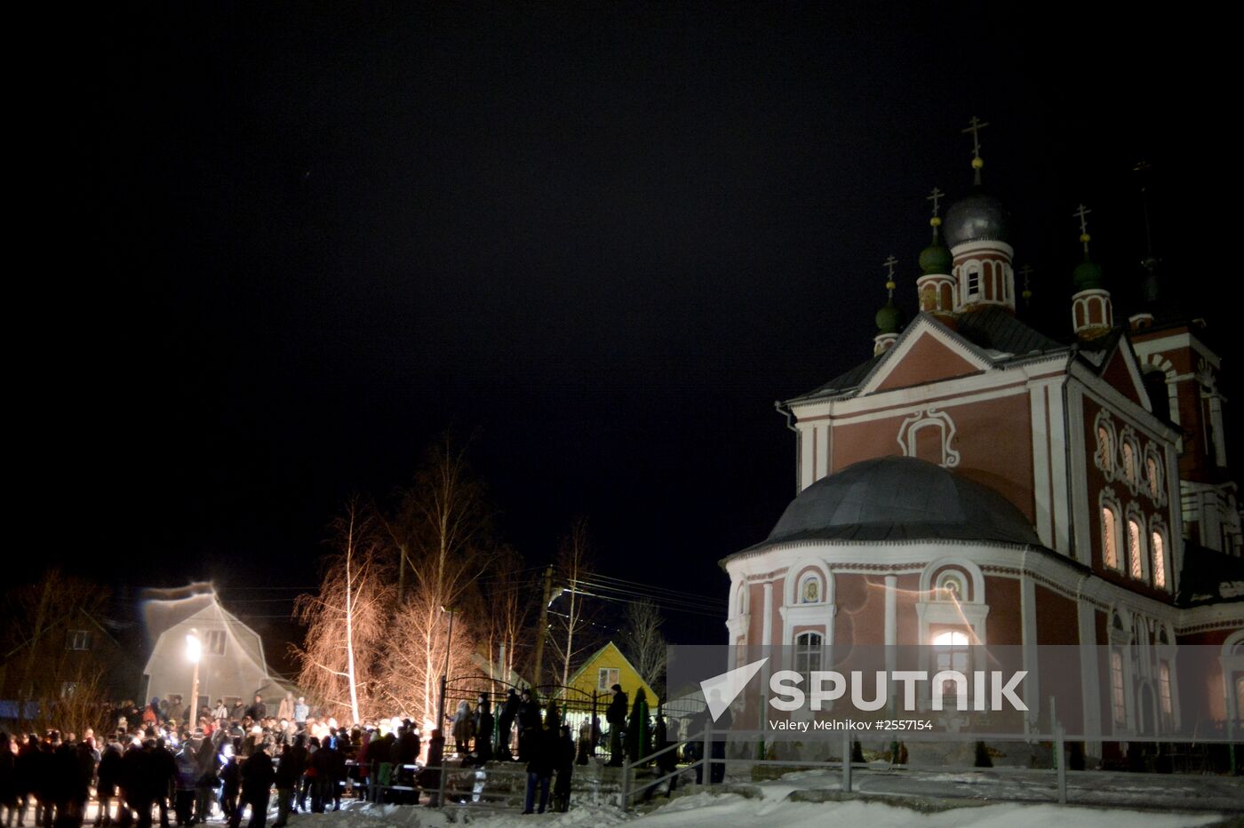 Epiphany celebrations in Russian regions