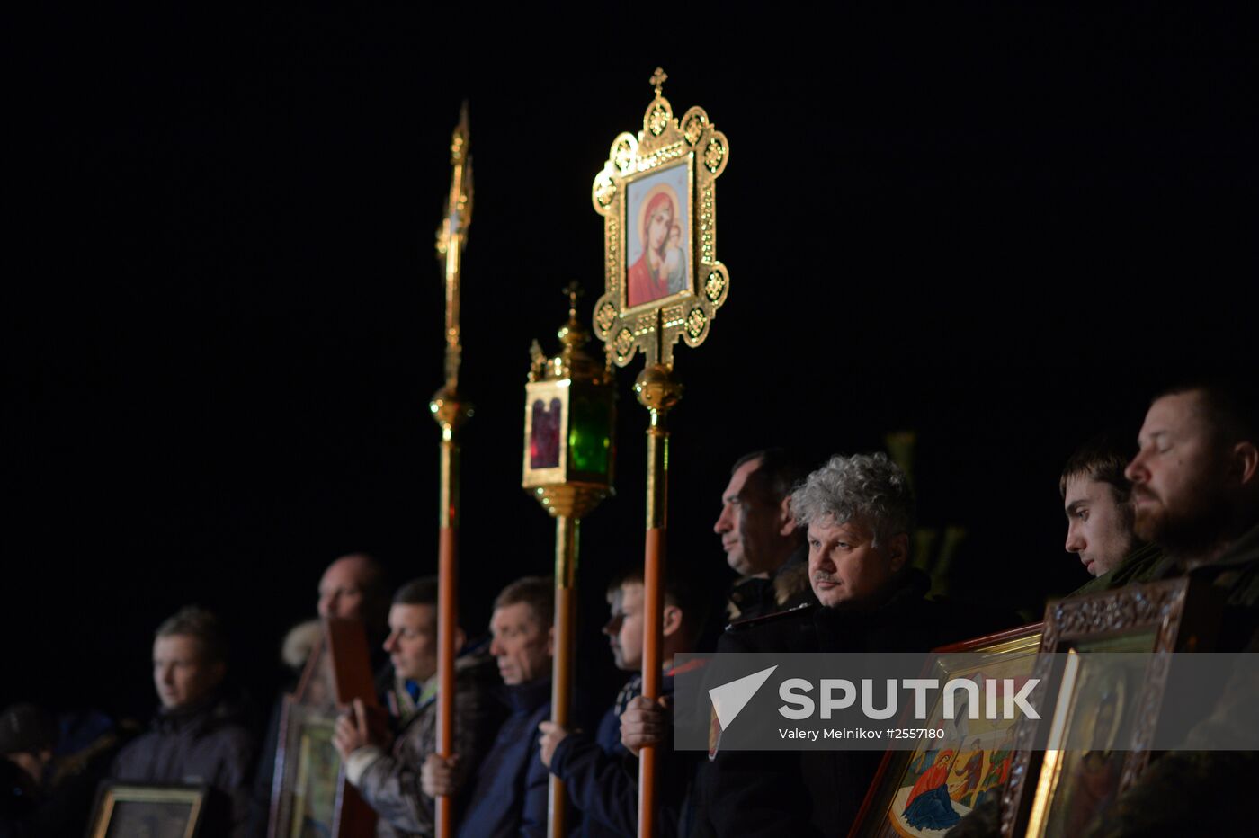 Epiphany celebrations in Russian regions