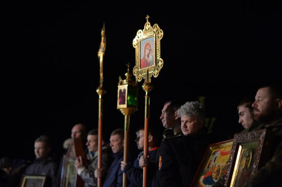 Epiphany celebrations in Russian regions