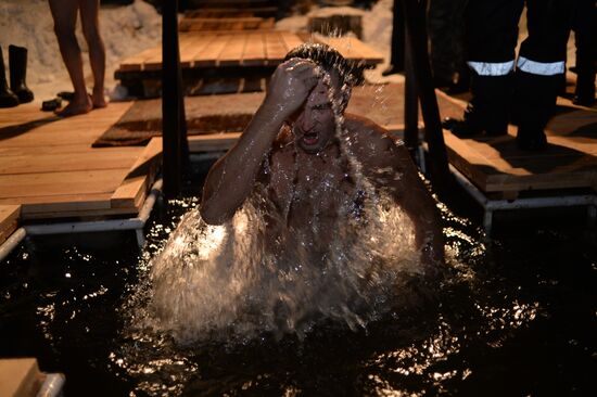 Epiphany celebrations in Russian regions