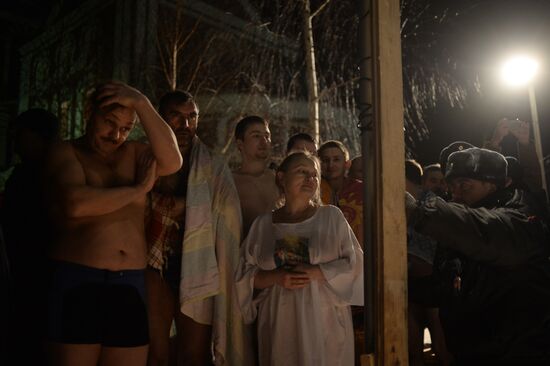 Epiphany celebrated in Russian regions