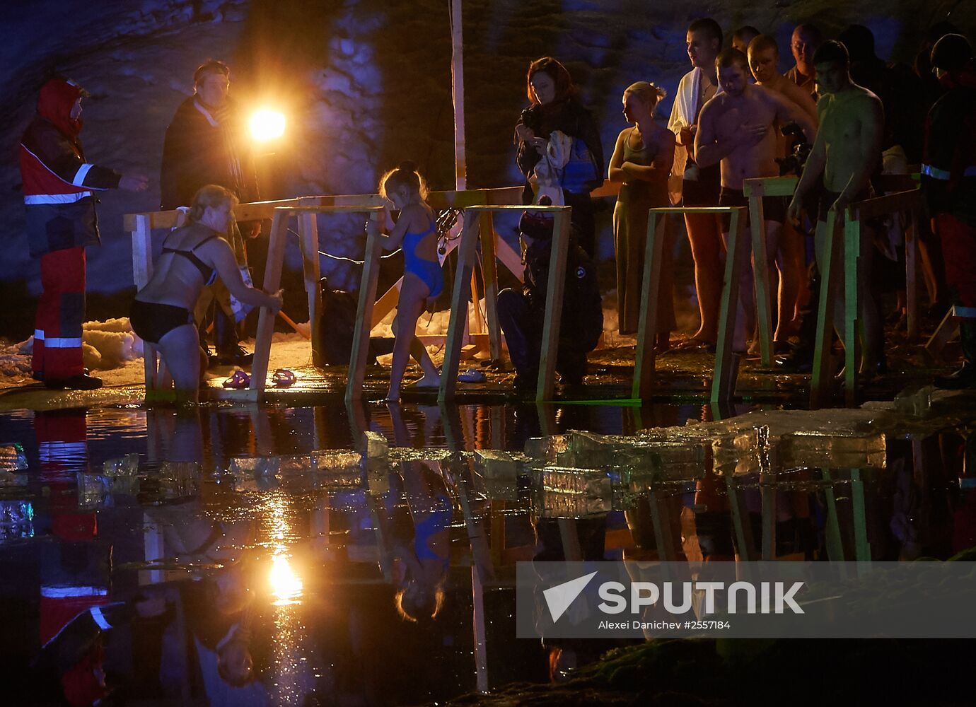 Epiphany celebrations in Russian regions