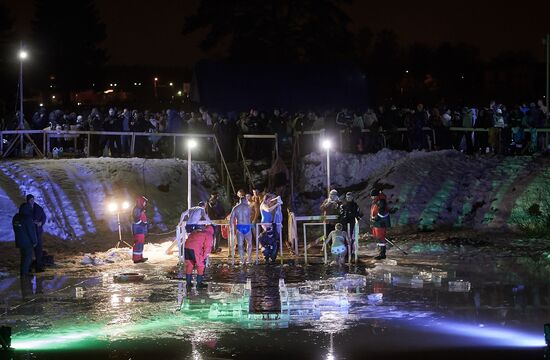 Epiphany celebrated in Russian regions