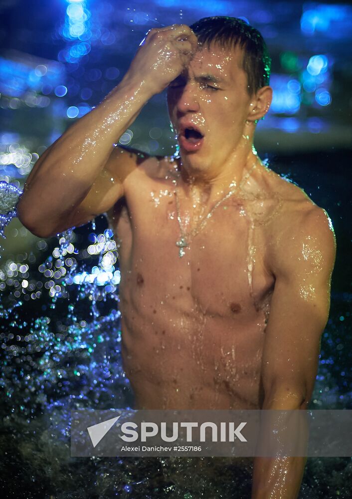 Epiphany celebrations in Russian regions