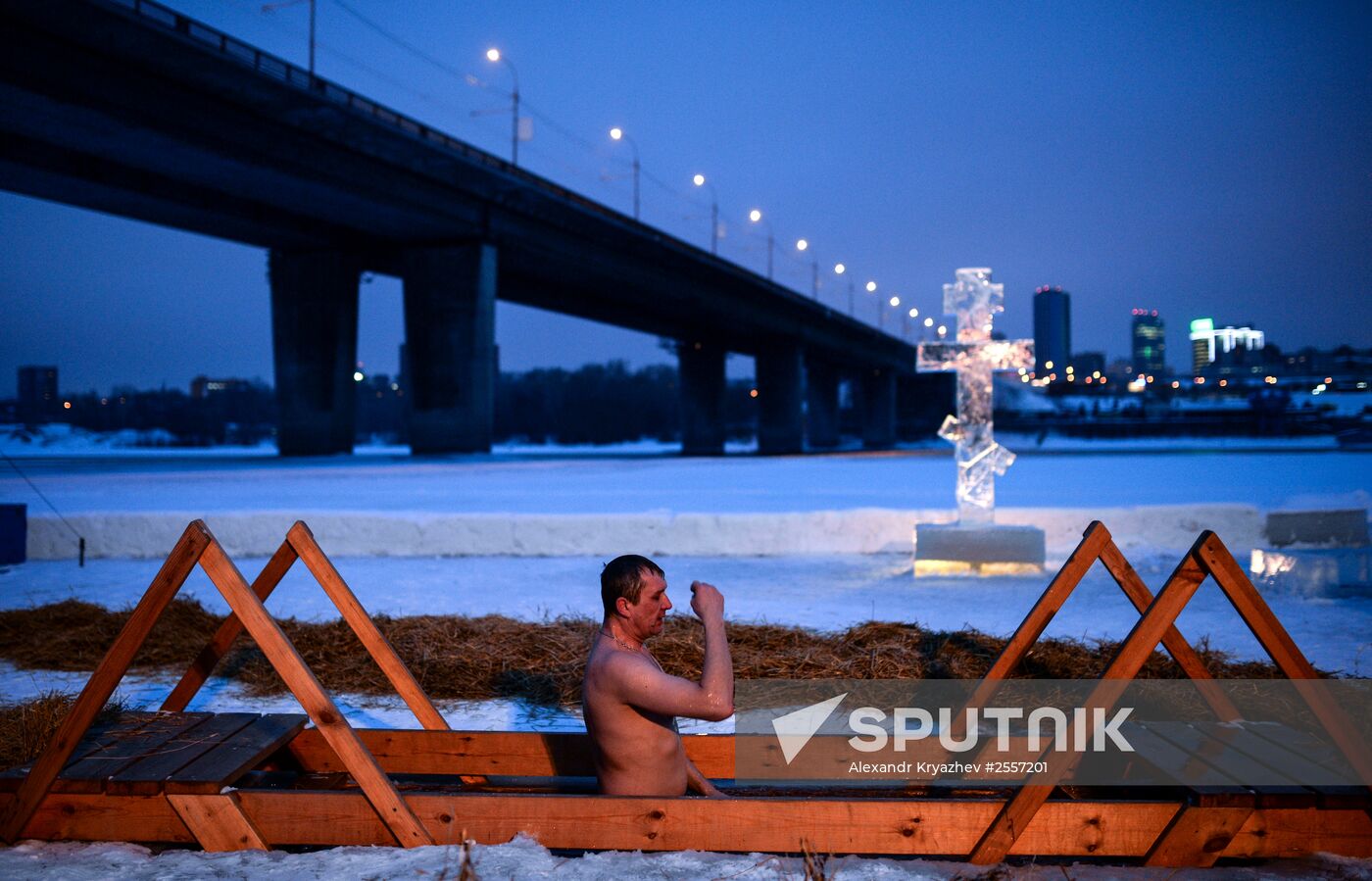 Epiphany celebrated in Russian regions