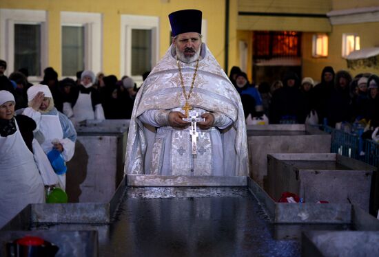 Epiphany celebrated in Russian regions