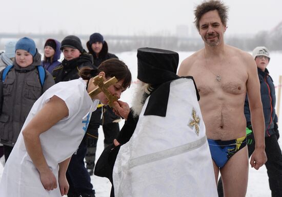 Epiphany celebrated in Russian regions