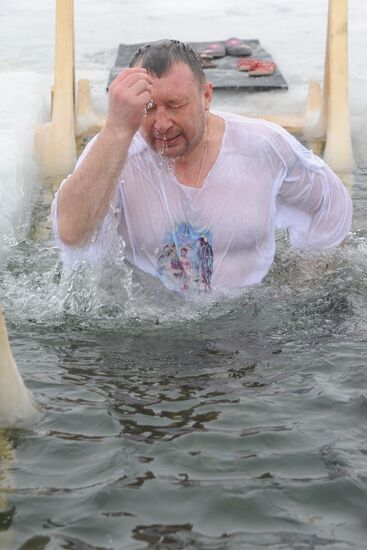 Epiphany celebrated in Russian regions