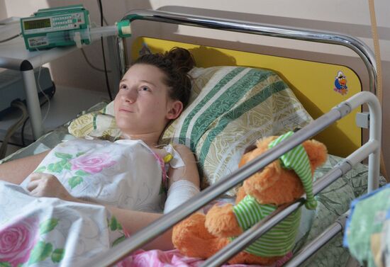 Wounded children from Donetsk treated in Moscow