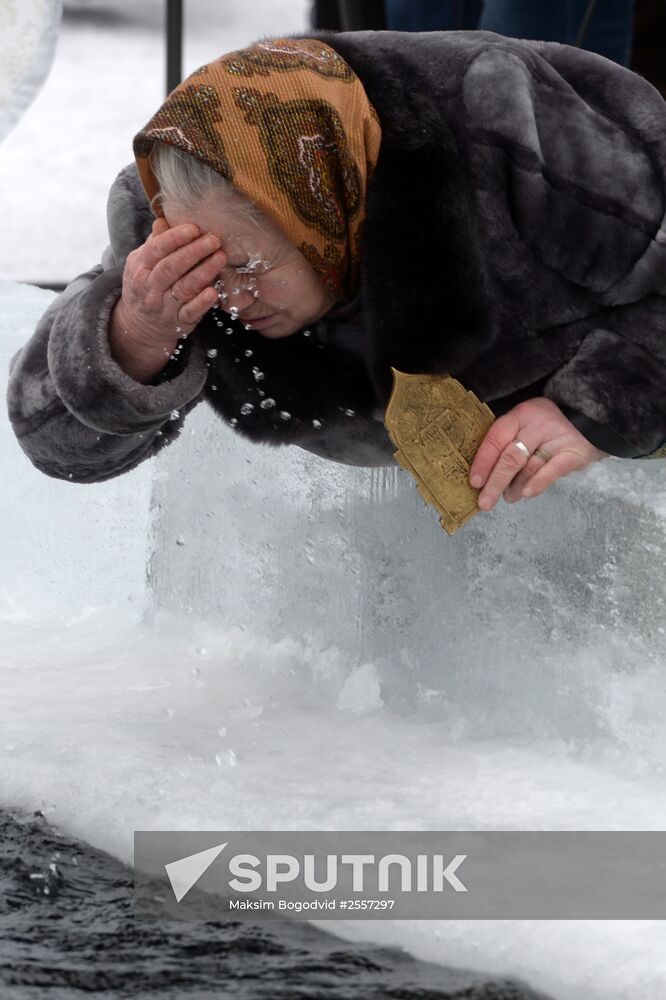 Epiphany celebrated in Russian regions
