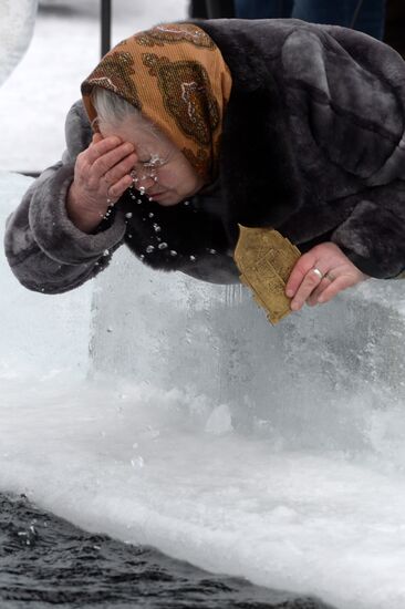 Epiphany celebrated in Russian regions