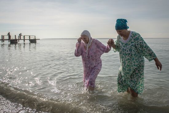 Epiphany celebrated in Russian regions