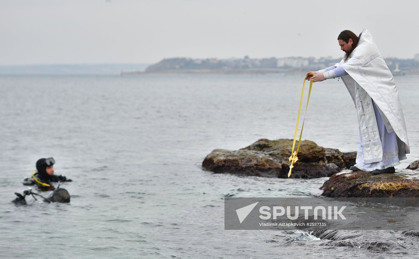 Epithany celebrated in Sevastopol